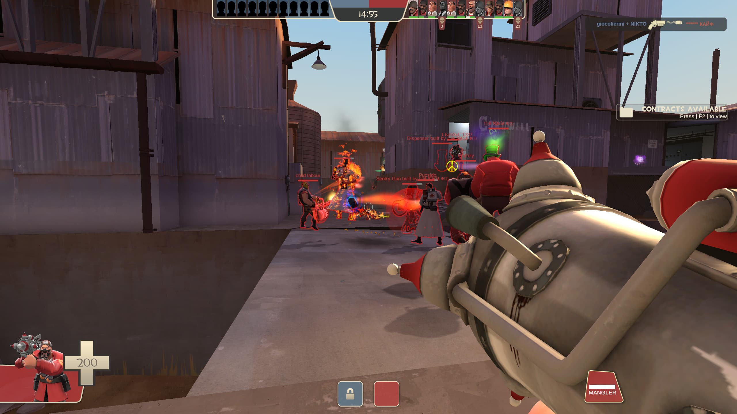 TF2 gameplay — classes and chaos