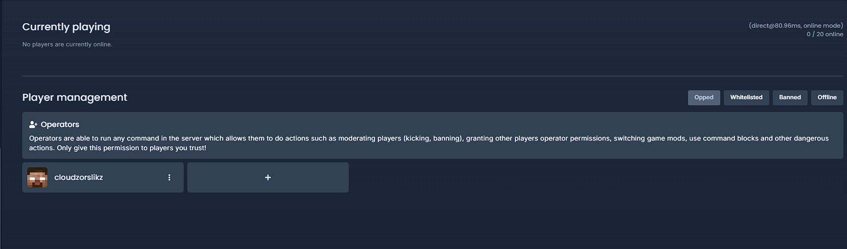 Player Management